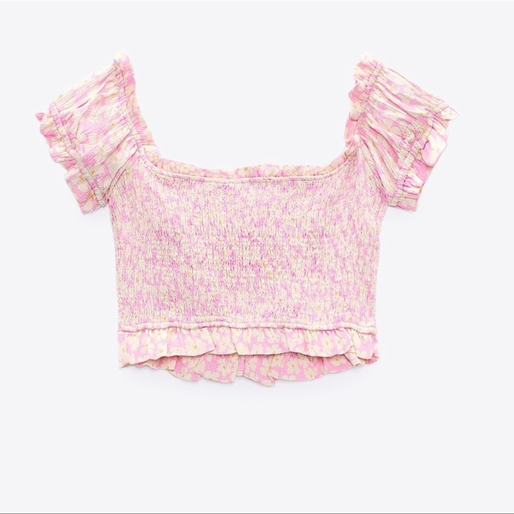 Smocked Zara top